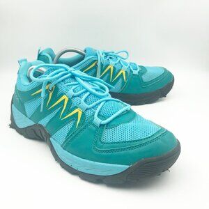 SALOMON DB-0611 Teal Athletic Hiking Shoes Trainers Sneakers Mens 10
